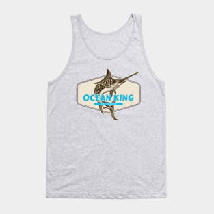 Swordfish Fisherman Fishing Guide Tank Top